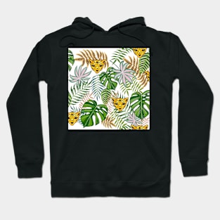 Tropical leopard print Hoodie